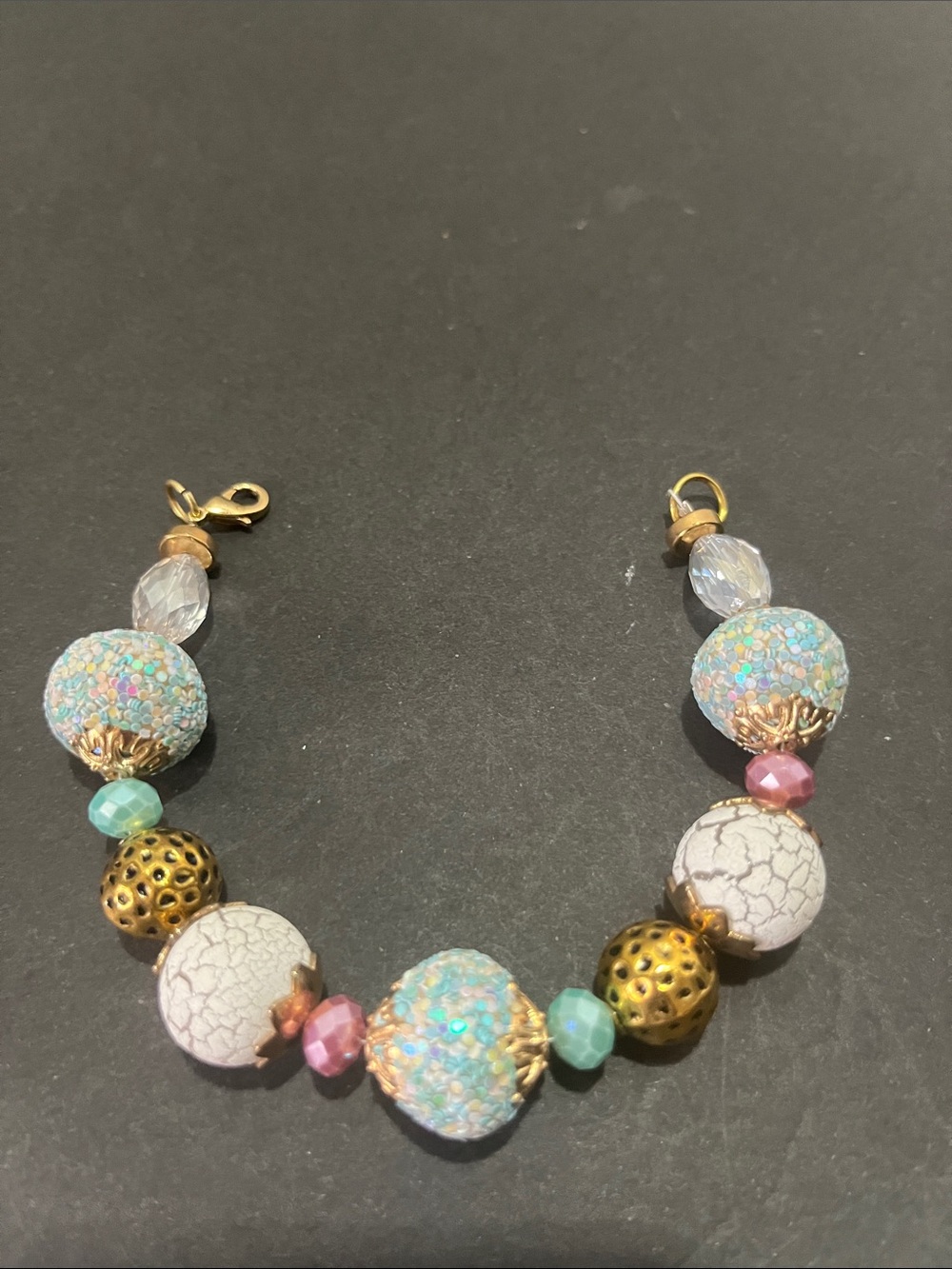 Decorative Beaded Crystal Bracelet